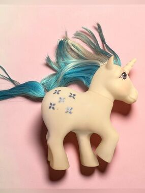 🦄 Vintage G1 My Little Pony POWDER Unicorn 1983 Hong Kong